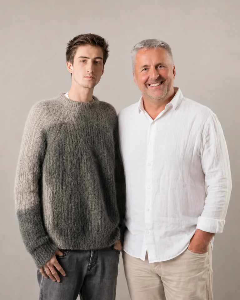 Filip and Dominik Dušek, father and son.